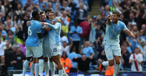 مانشستر سيتي يعتلي قمة الدوري الإنجليزي بالعلامة الكاملة