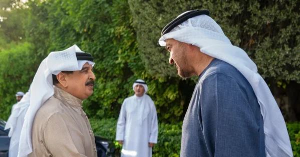 الملك المعظم يلتقي أخاه صاحب السمو رئيس دولة الإمارات وأخاه صاحب السمو نائب رئيس دولة الإمارات رئيس مجلس الوزراء حاكم دبي